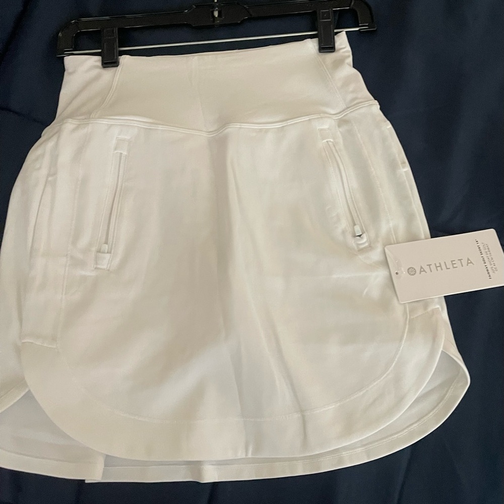 Athleta White Mini Golf Skort - Picture 2 of 5